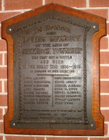 Bradley Community Centre plaque